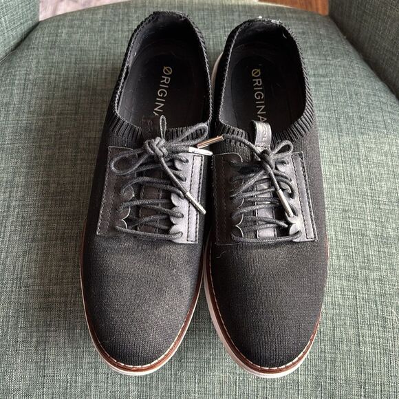 Cole Haan women Black ØriginalGrand Plain Toe Oxford Size 8B lightweight dressy - Picture 6 of 14